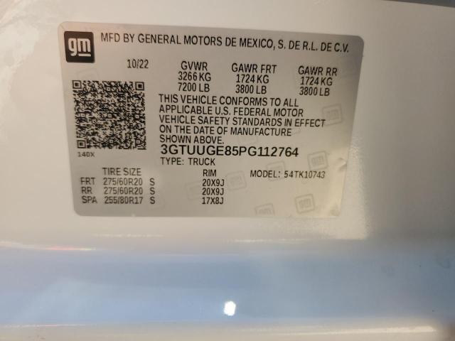 2023 GMC SIERRA K15 - 3GTUUGE85PG112764