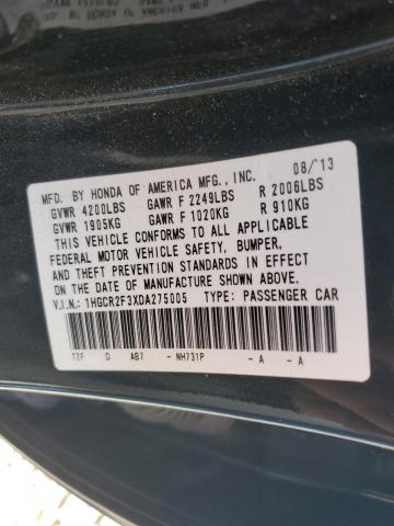 2013 HONDA ACCORD LX 1HGCR2F3XDA275005  68864194