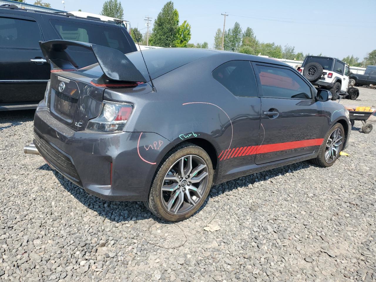 TOYOTA SCION TC 2015 charcoal  gas JTKJF5C76FJ002694 photo #4