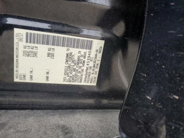 2017 NISSAN MAXIMA 1N4AA6AP9HC453940