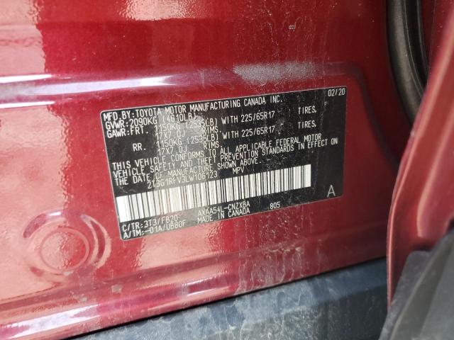 2020 TOYOTA RAV4 LE - 2T3G1RFV3LW106123