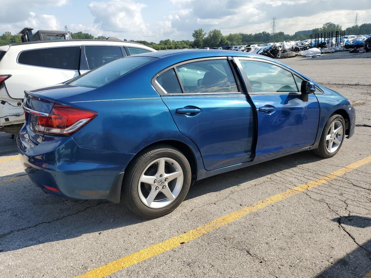 Lot #2784073476 2015 HONDA CIVIC LX