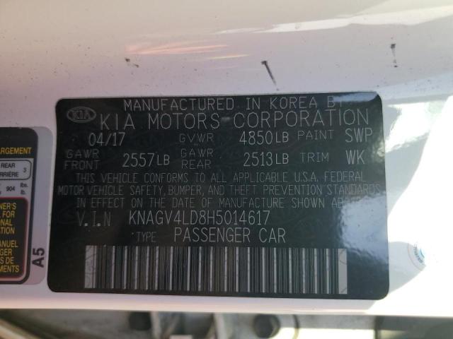 VIN KNAGV4LD8H5014617 2017 KIA Optima, Plug-In Hybrid no.12