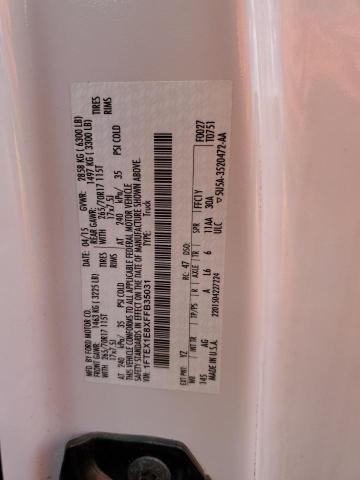 2015 FORD F150 SUPER - 1FTEX1E8XFFB35031