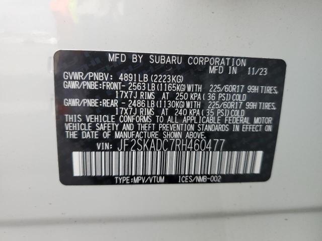 2024 SUBARU FORESTER P - JF2SKADC7RH460477