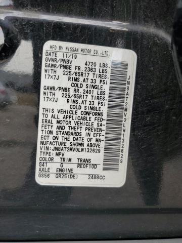 VIN JN8AT2MV0LW132629 2020 NISSAN ROGUE no.13