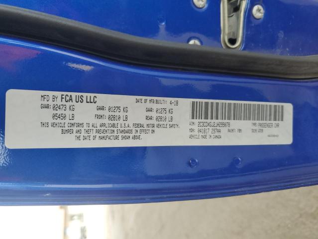 2018 DODGE CHARGER R/ - 2C3CDXGJ2JH299078