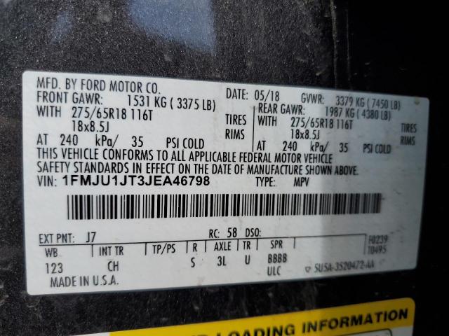 2018 FORD EXPEDITION - 1FMJU1JT3JEA46798