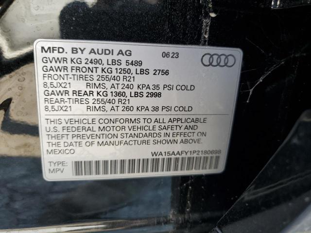 VIN WA15AAFY1P2180698 2023 Audi Q5, Sportback Prm P... no.13