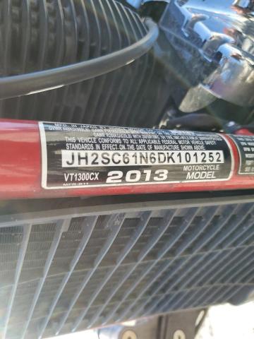 2013 HONDA VT1300 CX JH2SC61N6DK101252