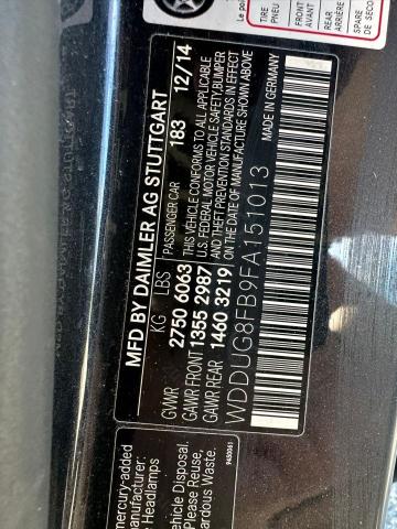 2015 MERCEDES-BENZ S 550 4MAT - WDDUG8FB9FA151013