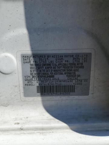 VIN 3N1CN7AP4KL846000 2019 Nissan Versa, S no.12