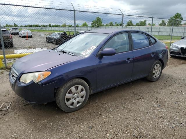 HYUNDAI ELANTRA GL 2008 blue  gas KMHDU46D68U285973 photo #1