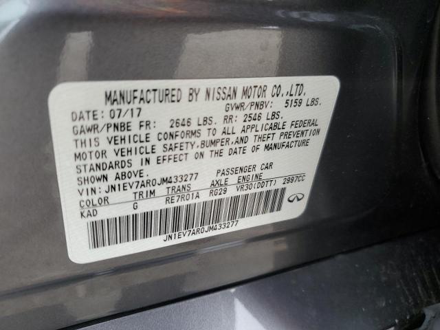 2018 INFINITI Q50 LUXE - JN1EV7AR0JM433277