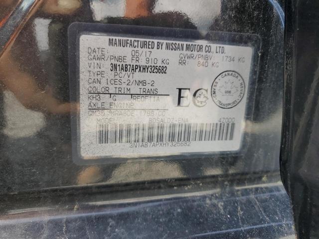 2017 NISSAN SENTRA S - 3N1AB7APXHY325682