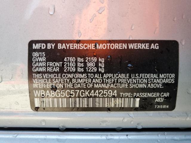 VIN WBA8G5C57GK442594 2016 BMW 3 Series, 328 XI no.13