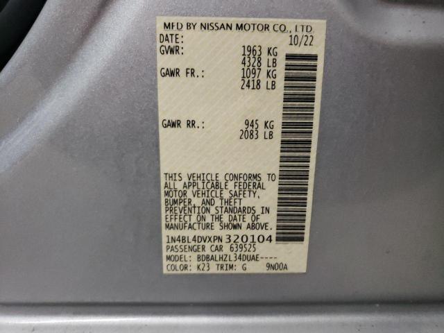 2023 NISSAN ALTIMA SV 1N4BL4DVXPN320104  65352944