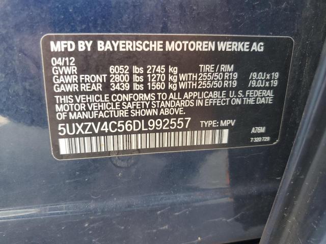 VIN 5UXZV4C56DL992557 2013 BMW X5, Xdrive35I no.13