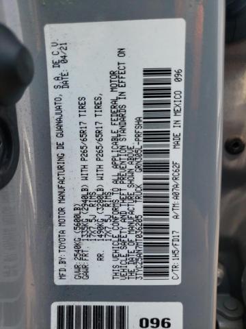 2021 TOYOTA TACOMA DOU - 3TYCZ5AN7MT036205