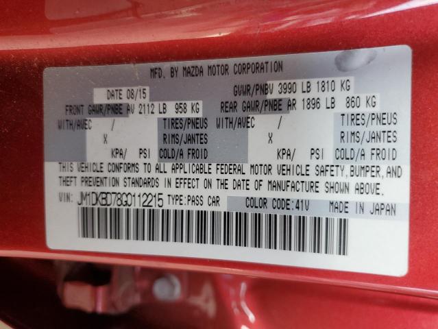 2016 MAZDA CX-3 GRAND - JM1DKBD78G0112215