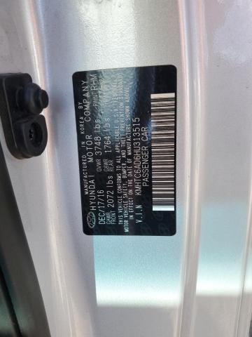 2017 HYUNDAI VELOSTER - KMHTC6AD6HU313515