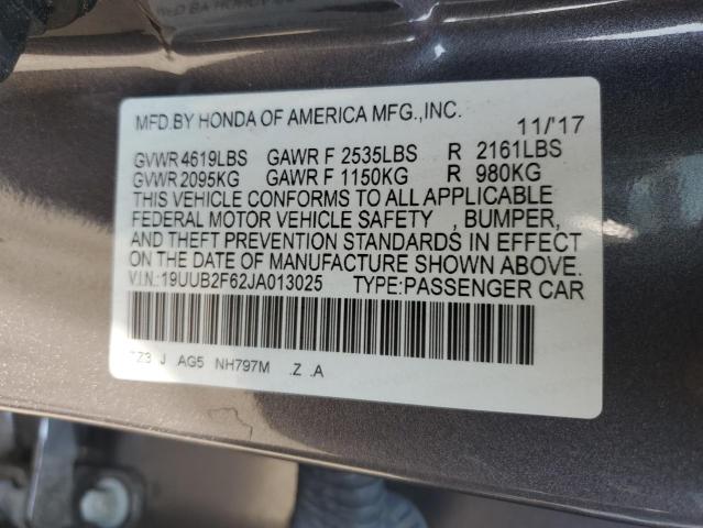 2018 ACURA TLX TECH+A - 19UUB2F62JA013025
