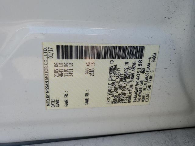 2017 NISSAN MAXIMA 3.5 - 1N4AA6AP7HC405188
