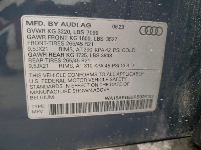 2024 AUDI Q8 E-TRON - WA15ABGE5RB025102