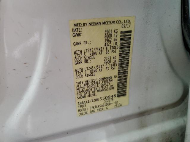 2017 NISSAN TITAN XD S - 1N6AA1F12HN550948