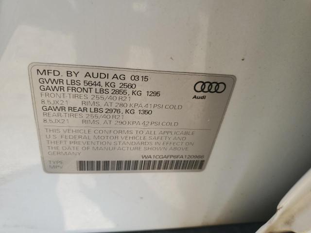 2015 AUDI SQ5 PREMIU - WA1CGAFP6FA120966