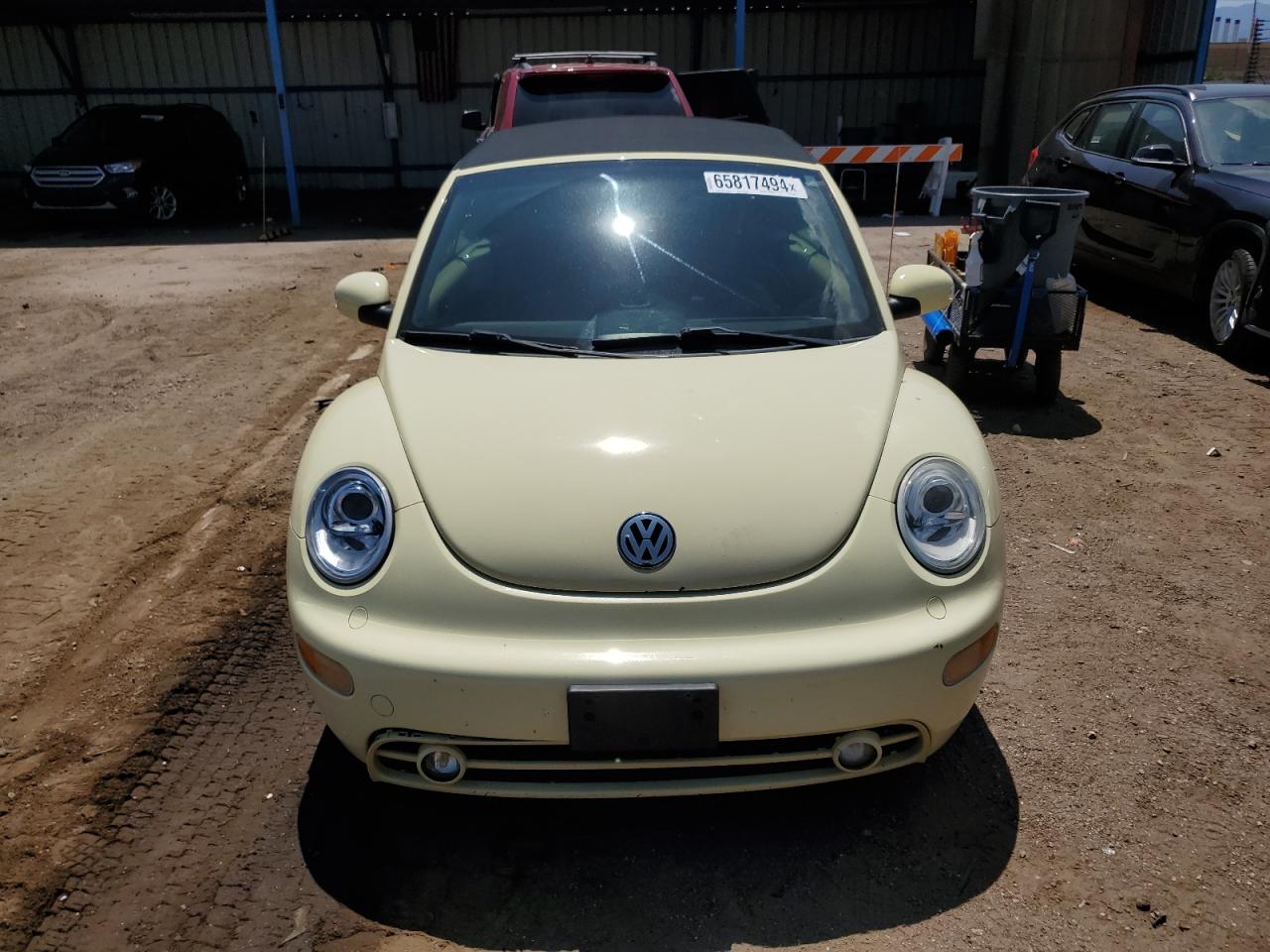 Lot #2735897045 2004 VOLKSWAGEN NEW BEETLE