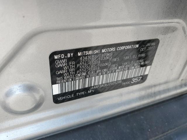 2018 MITSUBISHI OUTLANDER - JA4AP3AU6JZ025298