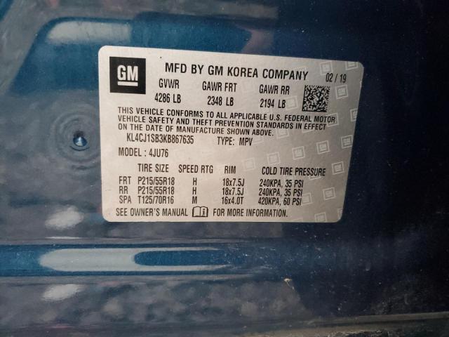 2019 BUICK ENCORE SPO - KL4CJ1SB3KB867635