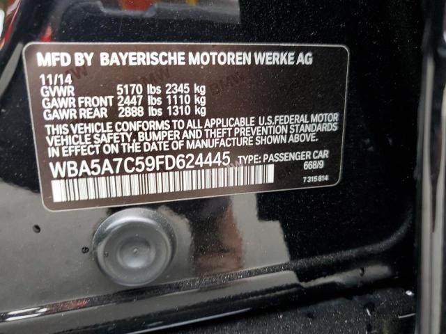 VIN WBA5A7C59FD624445 2015 BMW 5 Series, 528 XI no.12