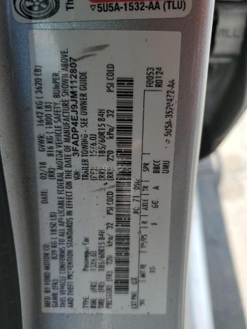 2018 FORD FIESTA SE - 3FADP4EJ9JM112807