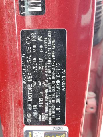 2019 KIA FORTE GT L - 3KPF34AD4KE021812