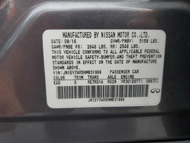 2017 INFINITI Q50 PREMIU - JN1EV7AR5HM831966