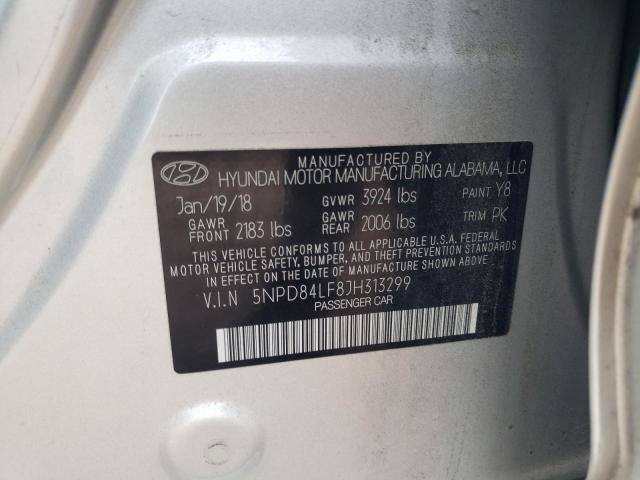 2018 HYUNDAI ELANTRA SE - 5NPD84LF8JH313299