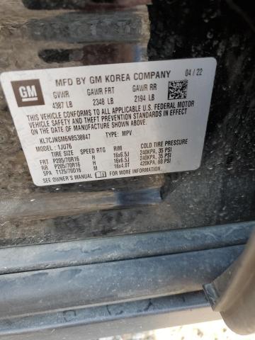 2022 CHEVROLET TRAX LS - KL7CJNSM6NB538847