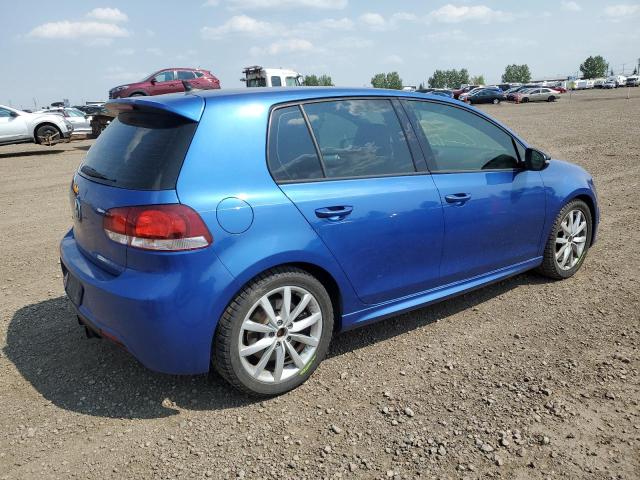 VOLKSWAGEN GOLF R 2013 blue hatchbac gas WVWPF7AJ1DW084099 photo #4