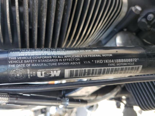 2011 HARLEY-DAVIDSON FLTRX 1HD1KH418BB608872