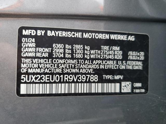 VIN 5UX23EU01R9V39788 2024 BMW X5, Xdrive40I no.13