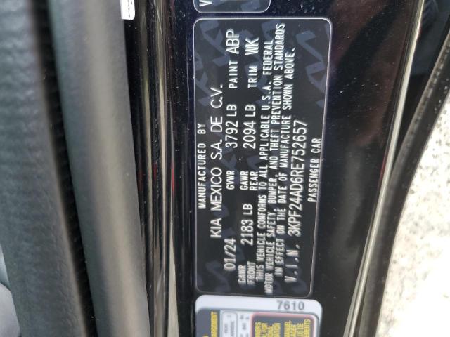 VIN 3KPF24AD6RE752657 2024 KIA Forte, LX no.12