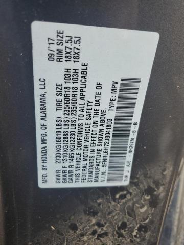 2018 HONDA ODYSSEY EX - 5FNRL6H72JB041803