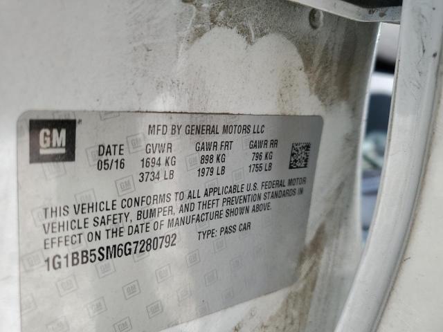 2016 CHEVROLET CRUZE LS - 1G1BB5SM6G7280792