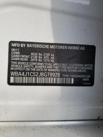 VIN WBA4J1C52JBG78928 2018 BMW 4 Series, 430I Gran ... no.12