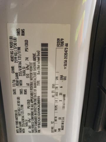 2017 FORD TRANSIT T- - 1FBZX2CGXHKA38699