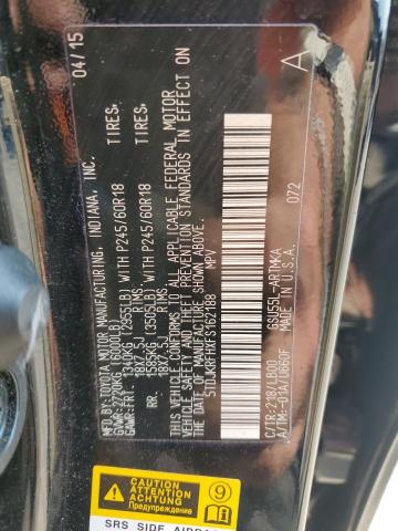 VIN 5TDJKRFHXFS162188 2015 Toyota Highlander, Xle no.13