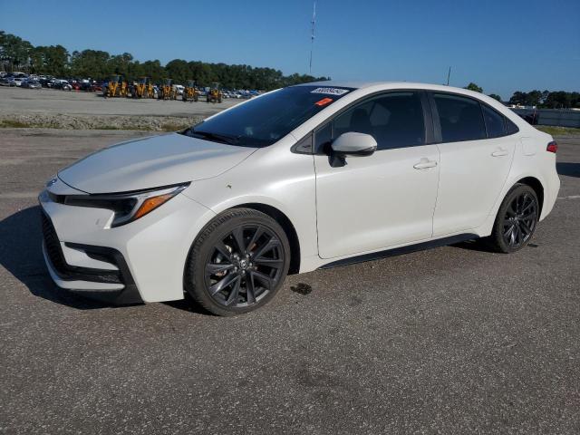 TOYOTA COROLLA SE 2023 white  gas 5YFS4MCE9PP143797 photo #1