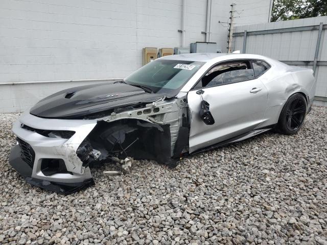 CHEVROLET CAMARO ZL1 2018 silver  gas 1G1FJ1R65J0182180 photo #1